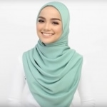 Long And Elegant chiffon hijab style (Step by Step)