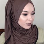 easu and simple hijab scarf tutorial using jersey material