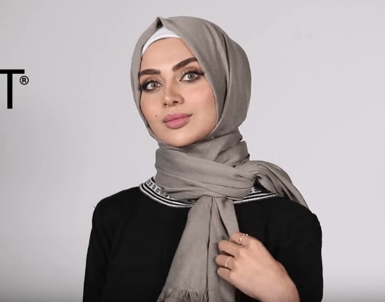 easy hijab style for daily use
