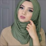 Amazing & Simple Modern Hijab Style For Round Face