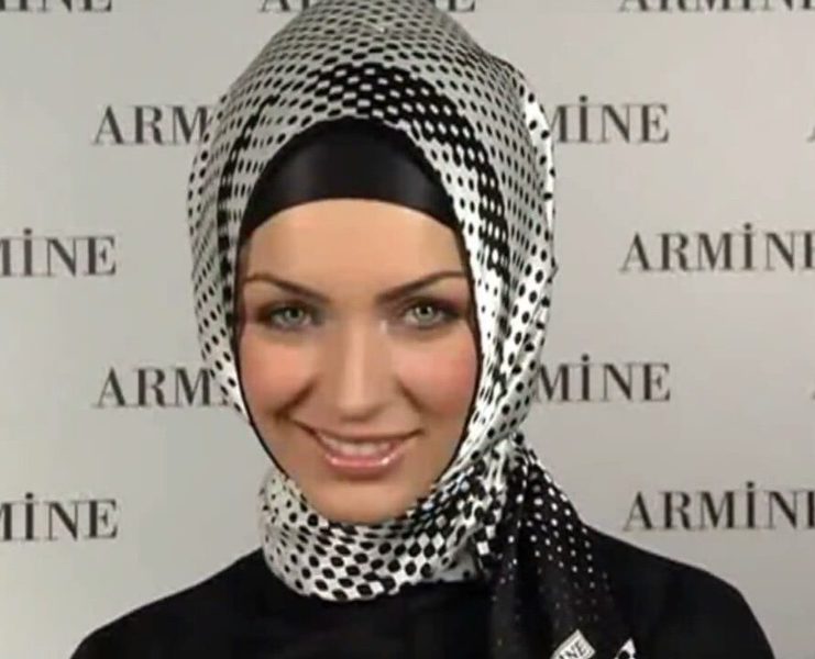Elegant and Soft Satin HIJAB STYLE