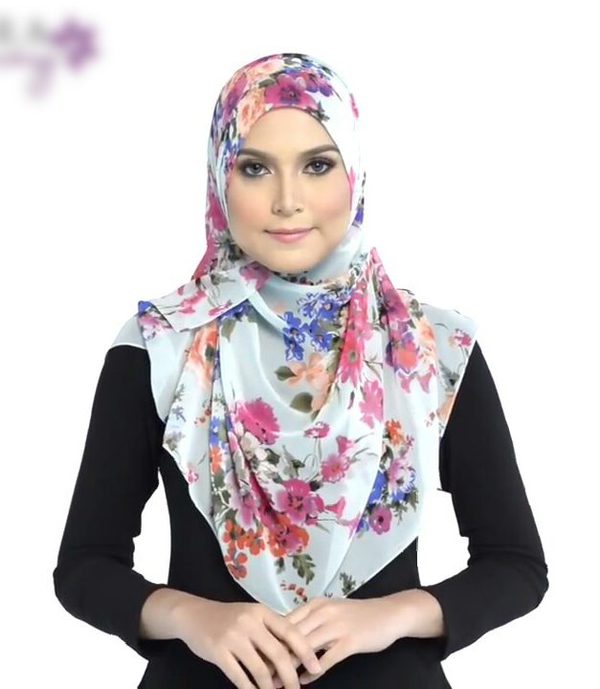 Printed Chiffon Hijab For A Chic Look