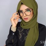 tutorial about style your hijab with glasses