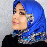 Beautiful And Exotic Turkish Silk Hijab Style
