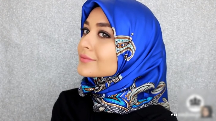 Beautiful And Exotic Turkish Silk Hijab Style