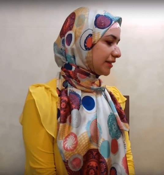 إليك أجمل لفات حجاب طويل