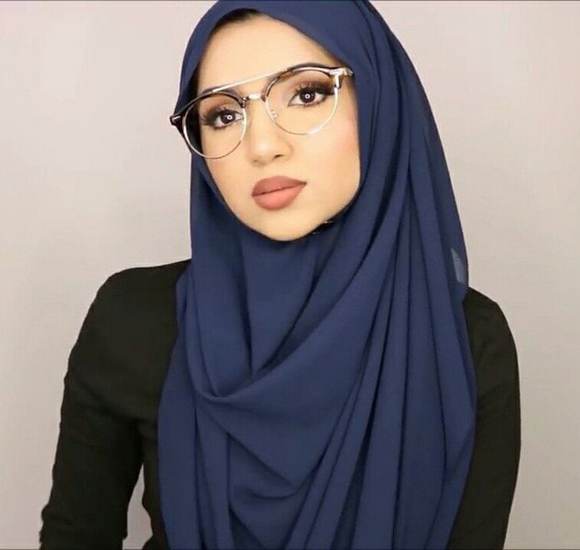 لفات حجاب طويل خمار ستايل
