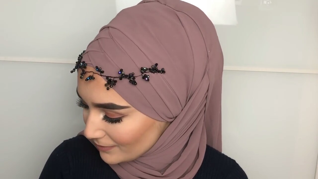 لفات حجاب للمناسبات و للأفراح