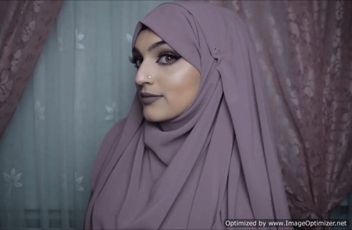 طريقة لف خمار مختلفة